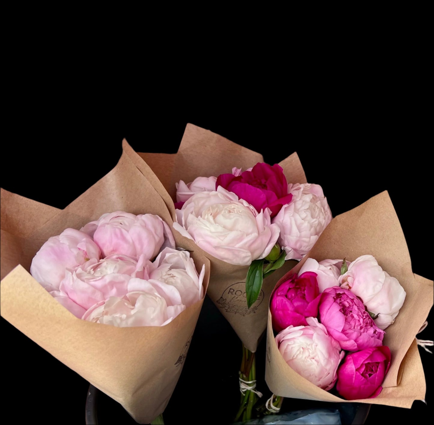 Single Peony Bouquet