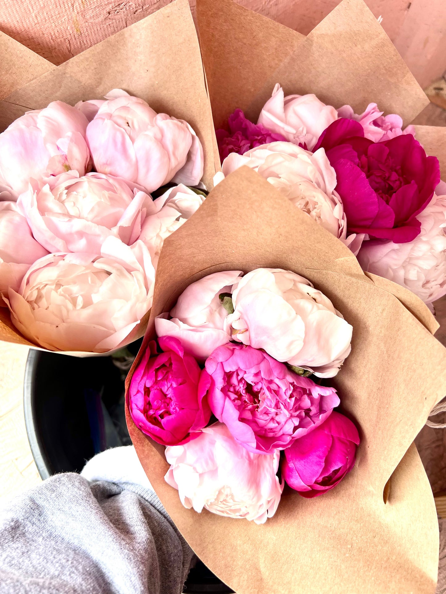 Single Peony Bouquet